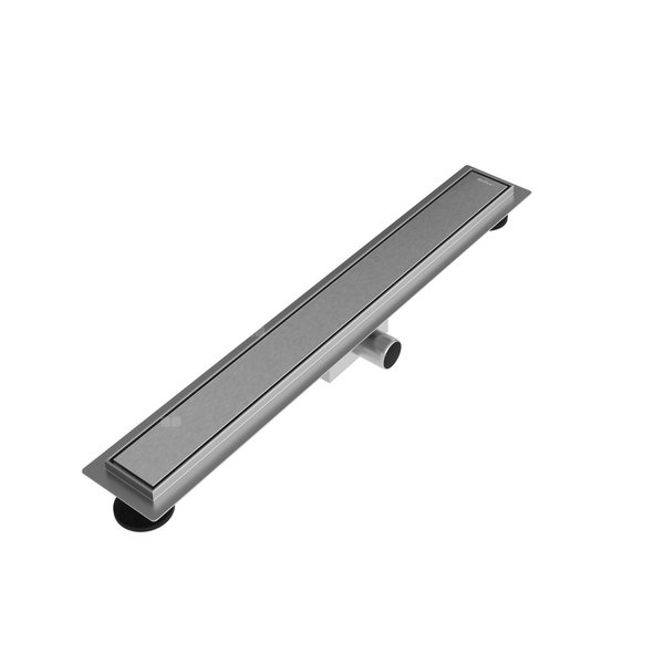 Odwodnienie liniowe MERFLOW - ruszt 2w1 pełny oraz do wypełnienia płytką, stal nierdzewna, dł. 1000 mm