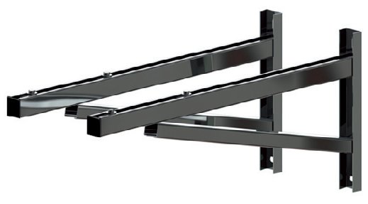 Uchwyt MK ŻARY A WSP stal nierdzewna fi 820 mm (mocowanie - Wspornik podparty)