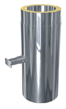 Rura z obejmą MK ŻARY ZEN-KRTW 200 mm, długość 500 mm (wsp. 10 - 290-310mm)