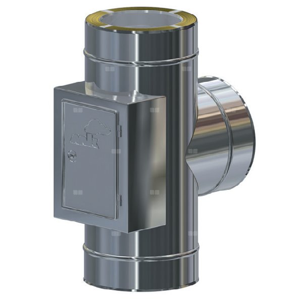 Trójnik 90' MK ŻARY PR KNN AFTS+POT FU 160 x 160 x 160 do odprowadzania spalin