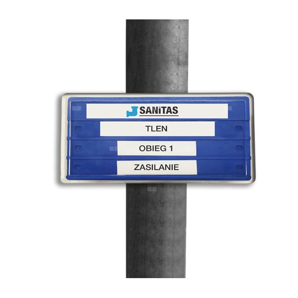 Szyld SI 55 36mm niebieski SI55X36N