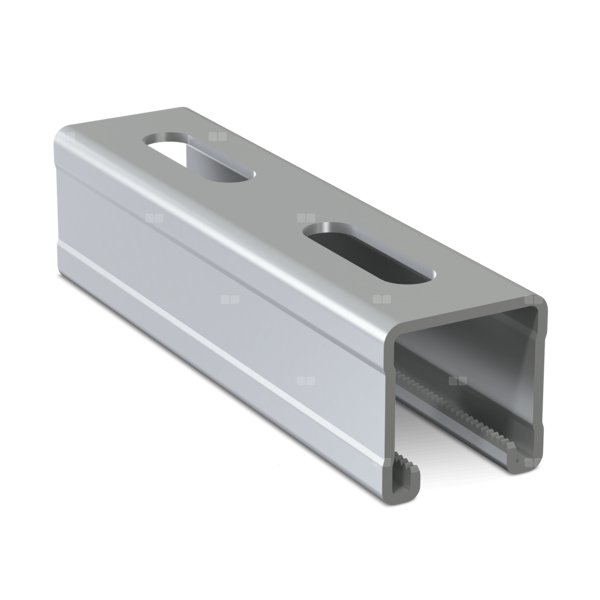 Szyna montażowa NICZUK NSZMF, gr. 1.5 mm, dł. 6000 mm, stal nierdzewna (pasywacja)