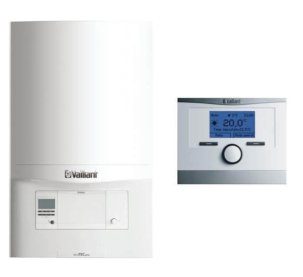 Pakiet - Kocioł gazowy dwufunkcyjny VAILLANT VCW 236/5-3 ecoTEC pro kondensacyjny wiszący 5.7 - 20 kW + RegulatormultiMATIC 700