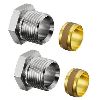 Ofix CEP, złączka zaciskowa do rurki złącznej, 1/2x15 mm, (kpl.=2 szt.)