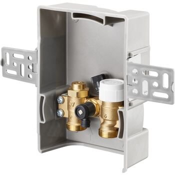 Unibox E BV vario, regulator temperatury pomieszczenia z bypassem, bez termostatu i maskownicy