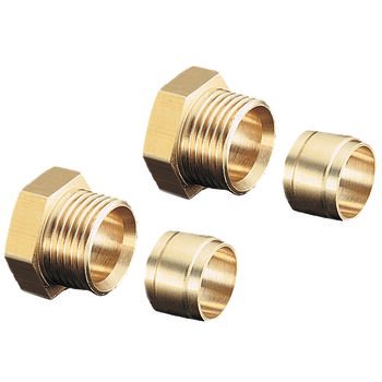 Złączka do filtrów Oilpur w systemach dwururowych Flexo-Bloc, podłączenie  6 mm, mosiądz, (kpl.=2 szt.)