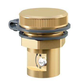Adapter HydroPort z przyłączem 3/4" do spuszczania wody, odpowietrzania, napełniania i podłączania rurki impulsowej
