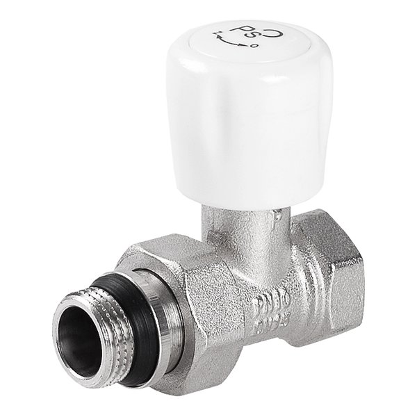 PHA-030A G1/2 WZ PN10 DN15 Zawór grzejnikowy P gwint samouszczelniający CuZn-C PN-M-75002