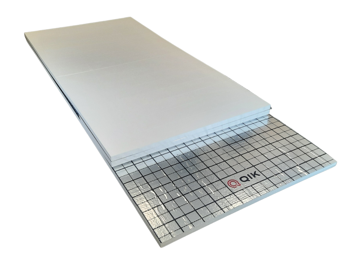 Płyta z laminatem do ogrzewania podłogowego QIK EPS 100 25x1000x5000mm