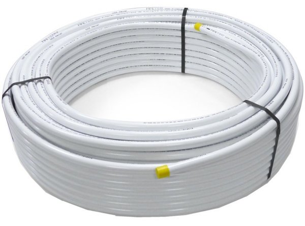 Rura PE-RT II/AL/PE-RT II QIK 16 mm x 2 mm kolor biały - niepełne kręgi 200m wielowarstwowa gładka