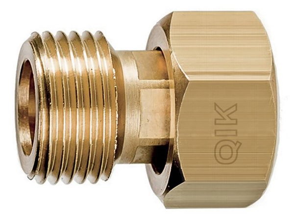 Półśrubunek mosiężny QIK 5/4''x5/4'' (GW-GZ)