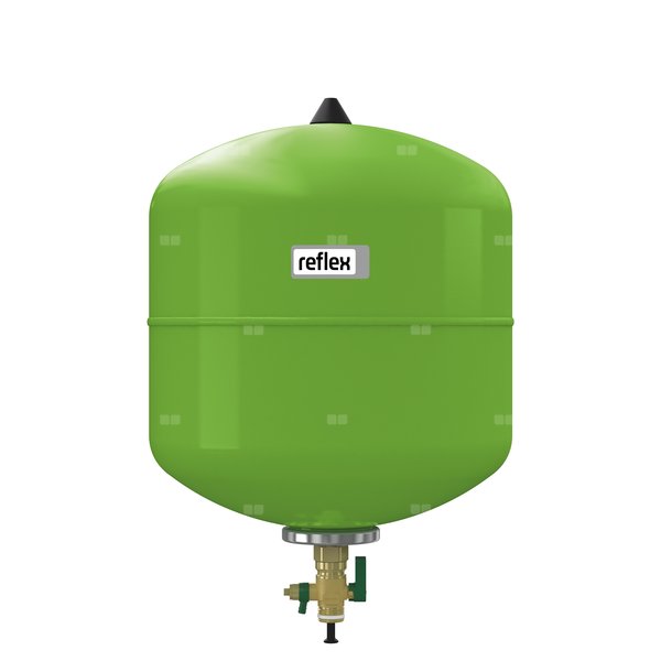 Naczynie wzbiorcze REFLEX Refix DD, pojemność 12 l, 10 bar / 70'C, kolor biały, do instalacji  C.W.U.