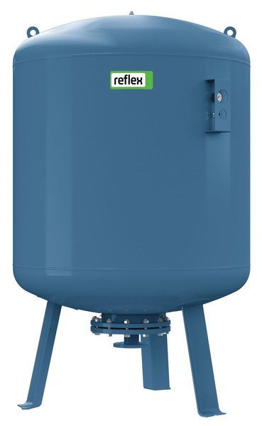 Naczynie wzbiorcze REFLEX Refix DE, pojemność 1500 l, 25 bar / 70'C, kolor niebieski, do instalacji  C.W.U.