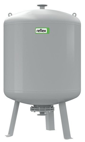Ciśnieniowe naczynia przeponowe do instalacji grzewczych, chłodniczych i solarnych Reflex V 1500 10 bar / 110 st.C szare
