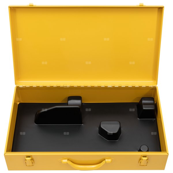 Skrzynka blaszana z wkładką