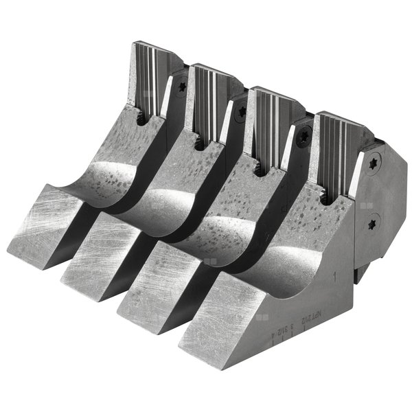 Noże grzebieniowe HSS  + Mocowanie NPT 2 1/2-4, Zestaw REMS NPT