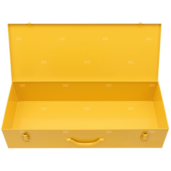 Stahlblechkasten RAL 1004 680x260x150, Karton gelb