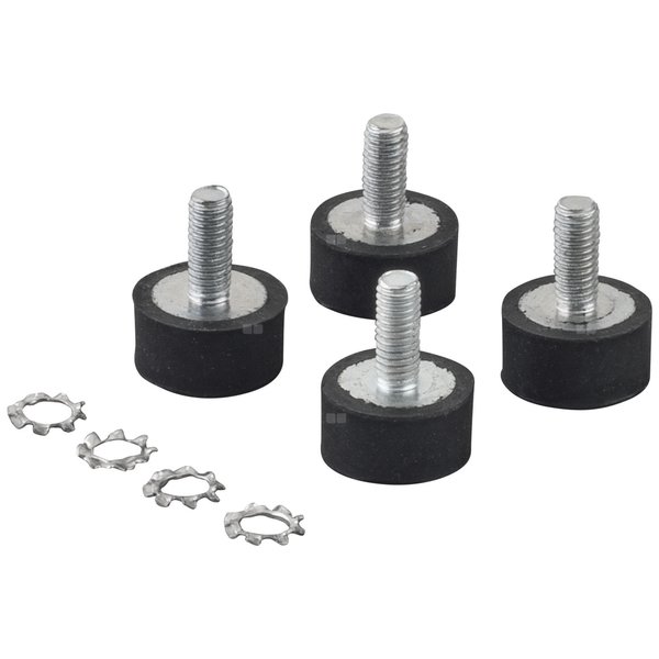 Stopy+pierścień zabezp.,4-pak