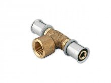 Trójnik z gwintem wewnętrznym 32 mm x 1/2"GW x 32 mm