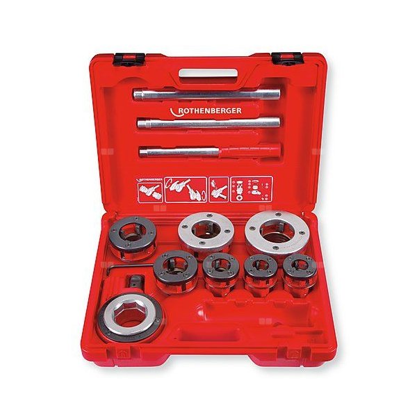 Zestaw gwintownic SUPER CUT 1/2 - 3/4 - 1 - 1.1/4 - 1.1/2 - 2''