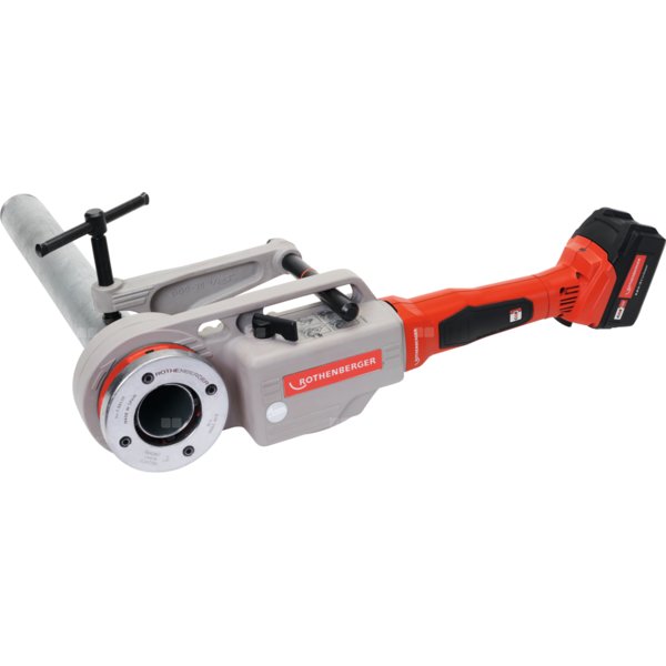 SUPERTRONIC 2000 E, z narzynkami BSPT R 1/2-2, z adapterem ROFIX, z ROBP 18/4 Li-Power