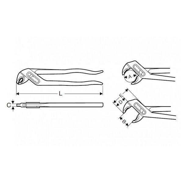 Klucz żabka SE SPK 1 1/4"