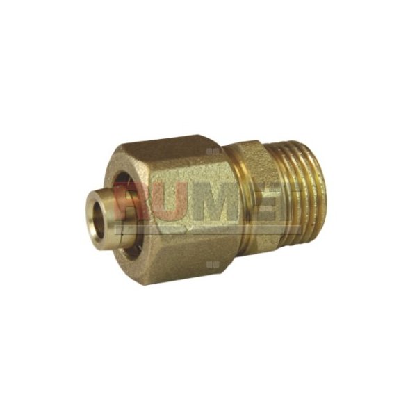 Nypel zacisk RUMET Mosiądz 1/2'' x 16 mm (GZ)