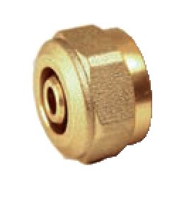 Złącze dwójnik proste RUMET zaciskowe Mosiądz3/4'' x 16 mm x 2