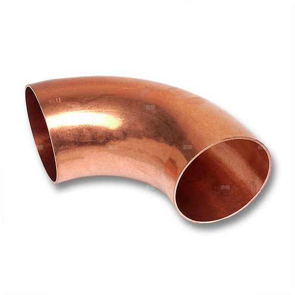 Łuk 90' SANHA 3K, Cu, 64 mm (zw x zz)