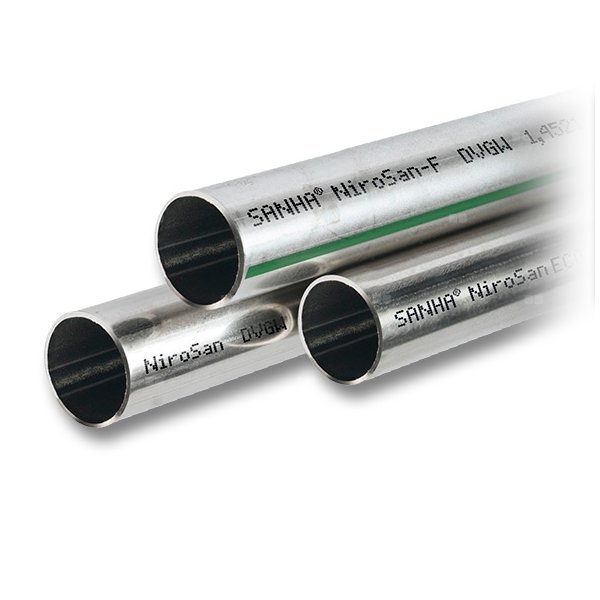 NiroSan®SF Rura w sztangach po 6 m, wolna od silikonu 35x1,5