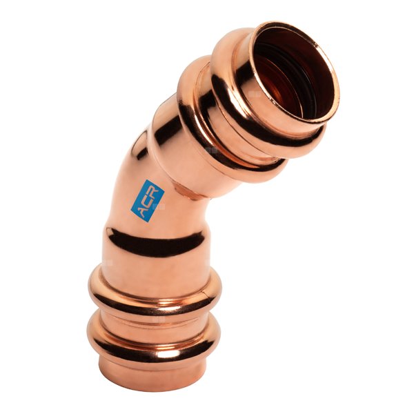 Łuk 45' SANHA ACR Press, 1 1/8'' (zw x zw)