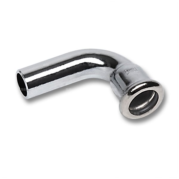 Łuk 90' SANHA Press, Cu (chromowanie) (chrom), 28 mm (zw x zz)