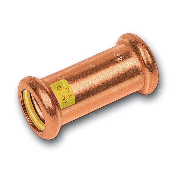 Mufa SANHA Press Gas przesuwna, Cu, 12 mm (zw x zw)