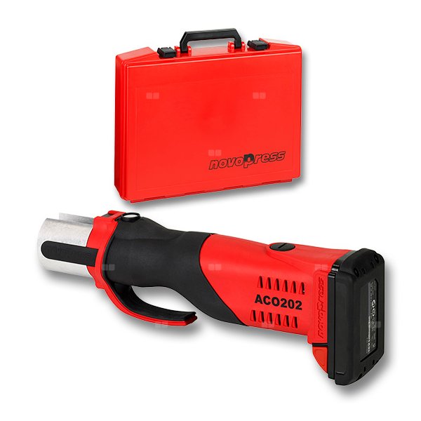 Zaciskarka akumulatorowa ACO 403 + 2 szt. Akumulatorów 5Ah + ładowarka, w walizce bez szczęk DN 76,1 - 168,3 (HP)