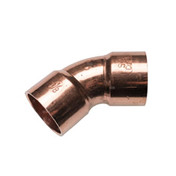 Łuk 45' SANHA RefHP, 1 3/8'' (lut wewnętrzny x lut wewnętrzny)