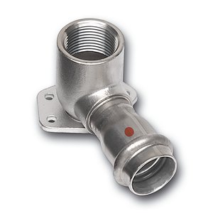 NiroTherm®-Press Kolano ścienne PxGW 18x1/2