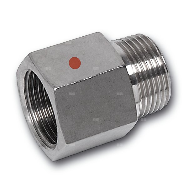 Nypel SANHA NiroTherm, stal nierdzewna, 3/4'' (GZ x GW)