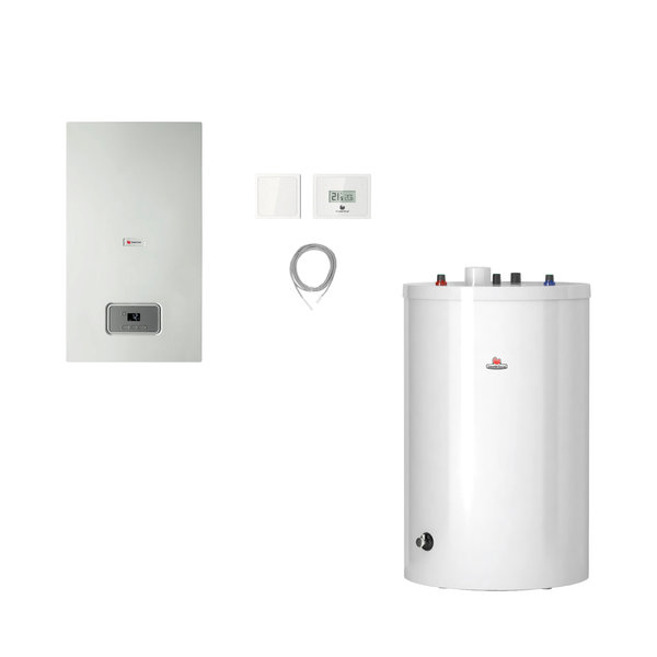 Pakiet - Kocioł gazowy jednofunkcyjny SAUNIER DUVAL Thelia Condens AS 30-A (H-PL) R1 kondensacyjny wiszący 7.5 - 29.8 kW + Regulatorinternetowy MiG + Zasobnik c.w.uFE 120/6 BM