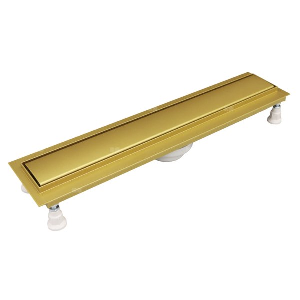 Odpływ liniowy Base-Low Gold 70x8x7 cm z maskownicą GoldSteel