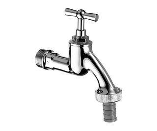 Zawór czerpalny 1/2" chrom z pokrętłem motylkowym