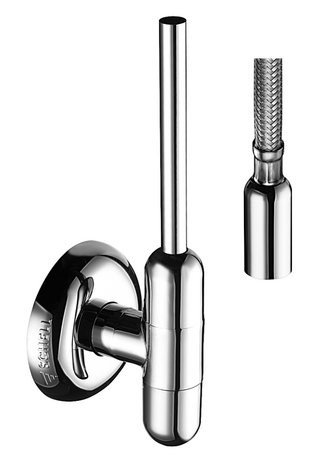 Regulacyjny zawór kątowy rondo 1/2", chrom z ASAG