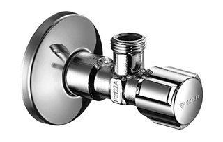 Regulacyjny zawór kątowy COMFORT 1/2", chrom