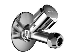 Zawór skośny COMFORT 3/8" chrom