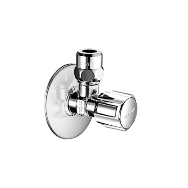 Regulacyjny zawór kątowy COMFORT 1/2" chrom z ASAG