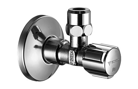 Regulacyjny zawór kątowy COMFORT 1/2" chrom z podwójnym AZZ