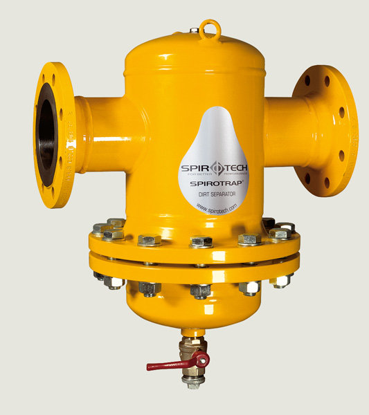 Separator zanieczyszczeń SPIROTRAP rozbieralny DN 065 połączenie kołnierzowe