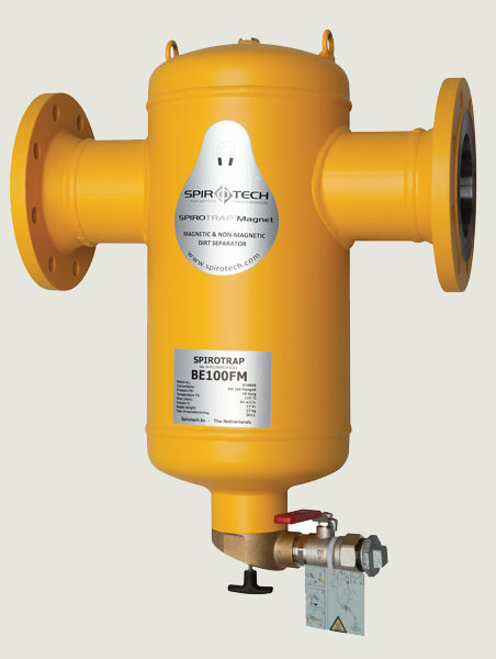 Separator Spirotrap MAGNET DN 100 Połączenie kołnierzowe