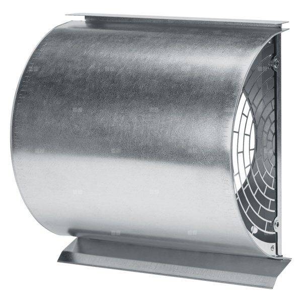 Czerpnia/wyrzutnia okrągła z uszczelką i okapnikiem, element wykonany ze stali chromo-niklowej, średnica 200 mm WG 200 D