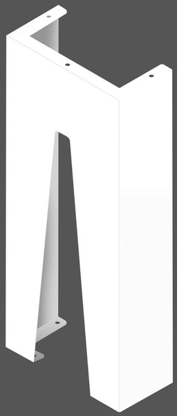 Podstawa 920 x 390 x 240, do szafy gł. 240 mm (jedna podstawa), wys. 520 mm, kolor biały RAL 9003