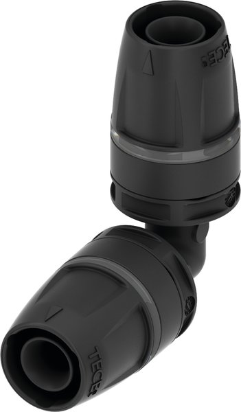 Kolano 90' TECE logo trzyczęść., tworzywo, 63 mm (pz x pz)